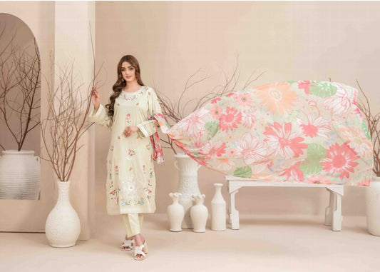 3 pieces Pakistani suit/kurta | high quality fabric