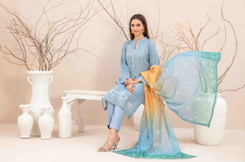 3 pieces Pakistani suit/kurta | high quality fabric